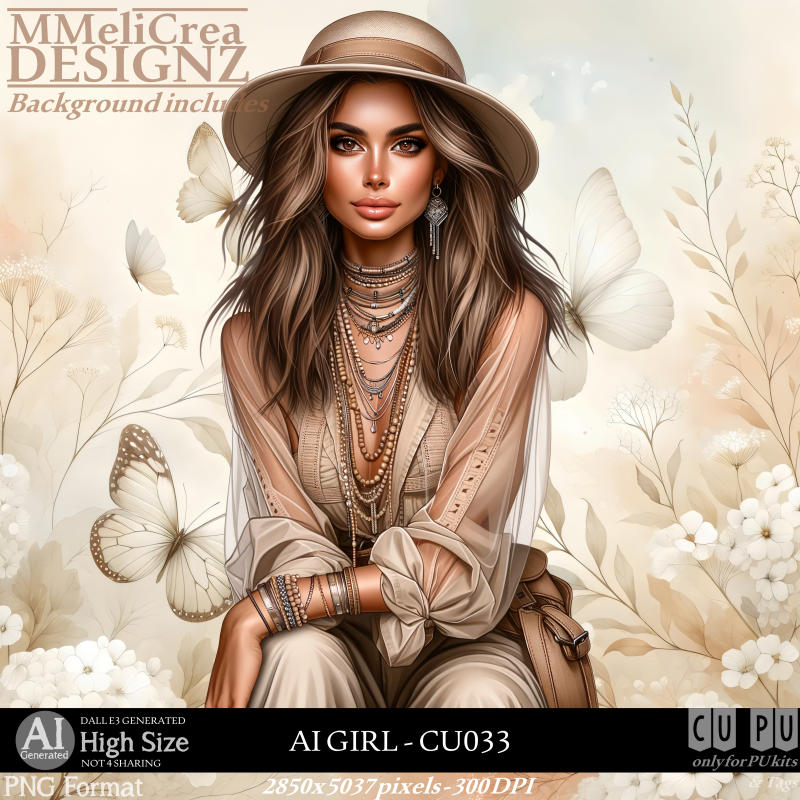 AI - GIRL CU033 (CU4PU/PNG)